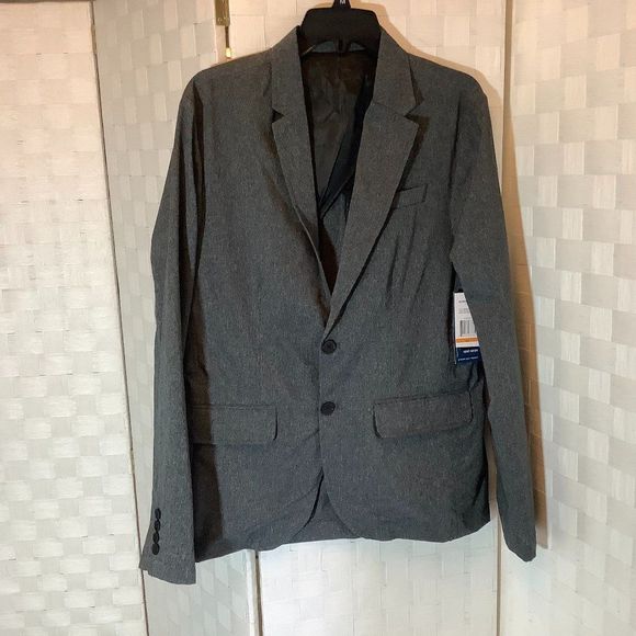 NWT Kenneth cole gray vent mesh techni cole blazer sport coat size small - Picture 1 of 10